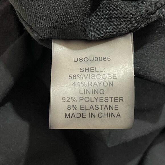 Universal Standard Satin Bomber Jacket - Black - S (14-16) - Picture 13 of 16